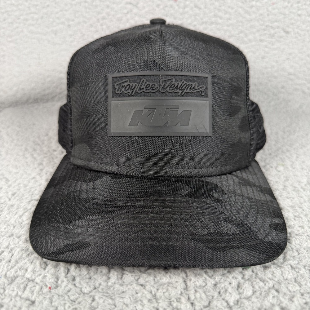 New Era Troy Lee Designs Camo Trucker Unisex One Size Black KTM Racing Outdoor
